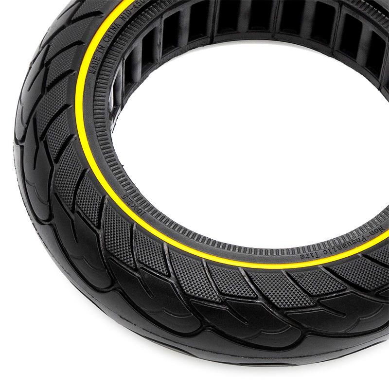 Pneu plein ultraléger 10x2,5--6,5/B44 - ligne jaune Nedong