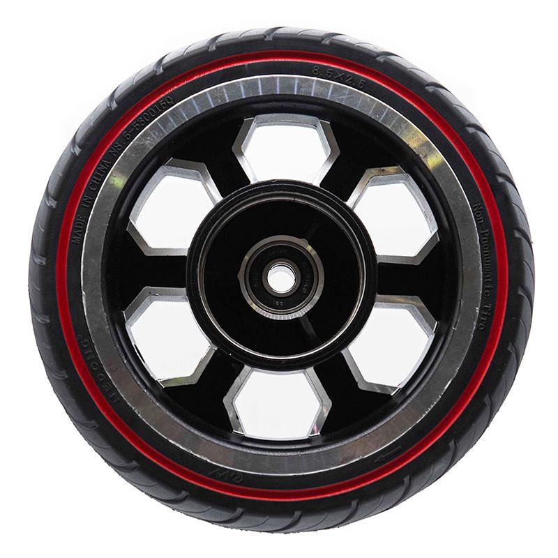 Pneu plein ultraléger 8x2,5-6,1/B58 - ligne rouge (compatible avec Dualtron Mini) Pneu plein ultraléger 8x2,5-6,1/B58 - ligne rouge (compatible avec Dualtron Mini)