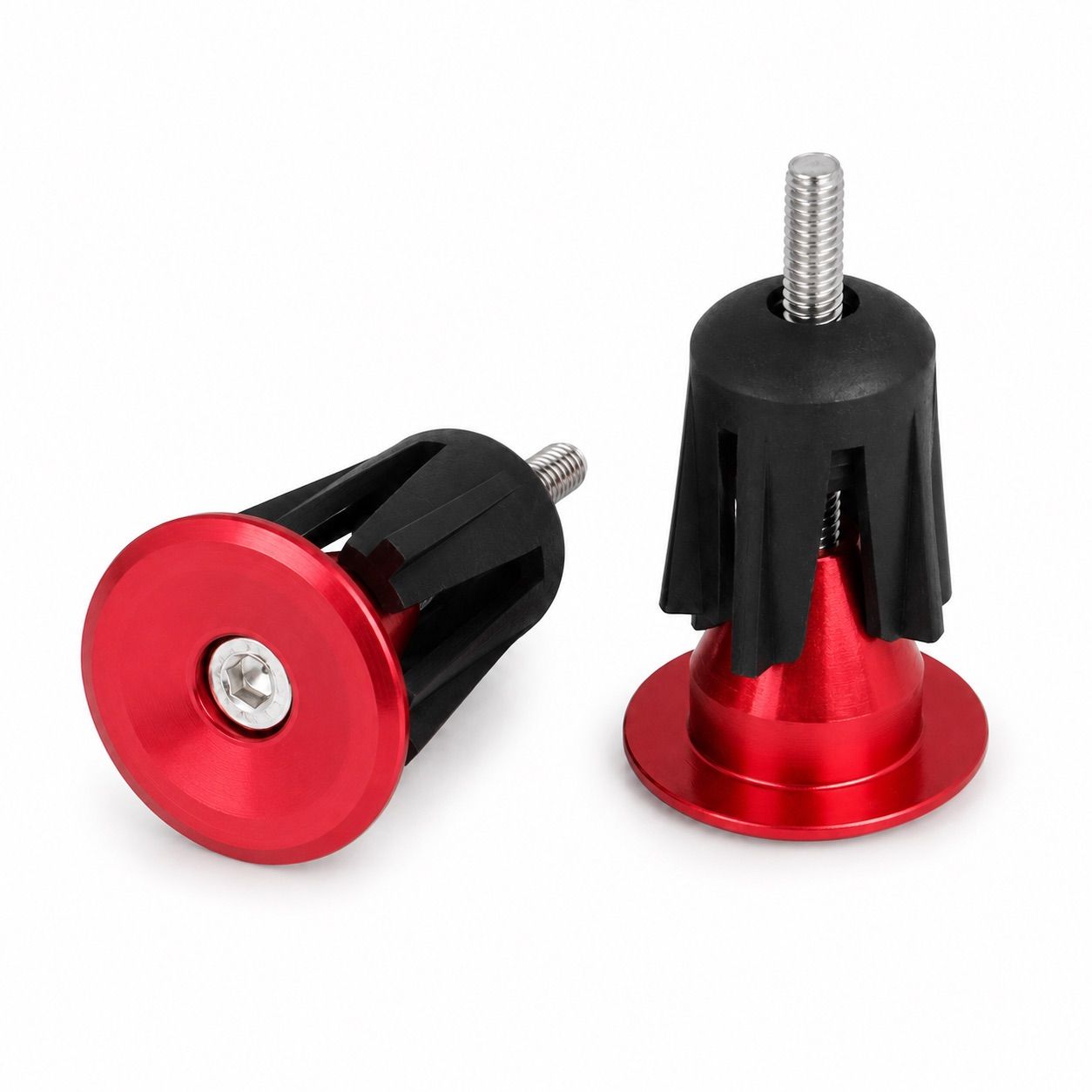 Bouchon de guidon couleur rouge Bouchon de guidon couleur rouge