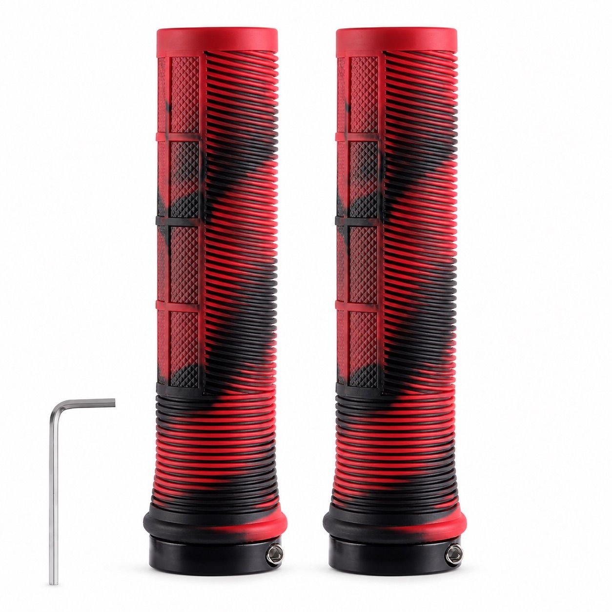 Poignée pour trottinette électrique et vélo couleur rouge