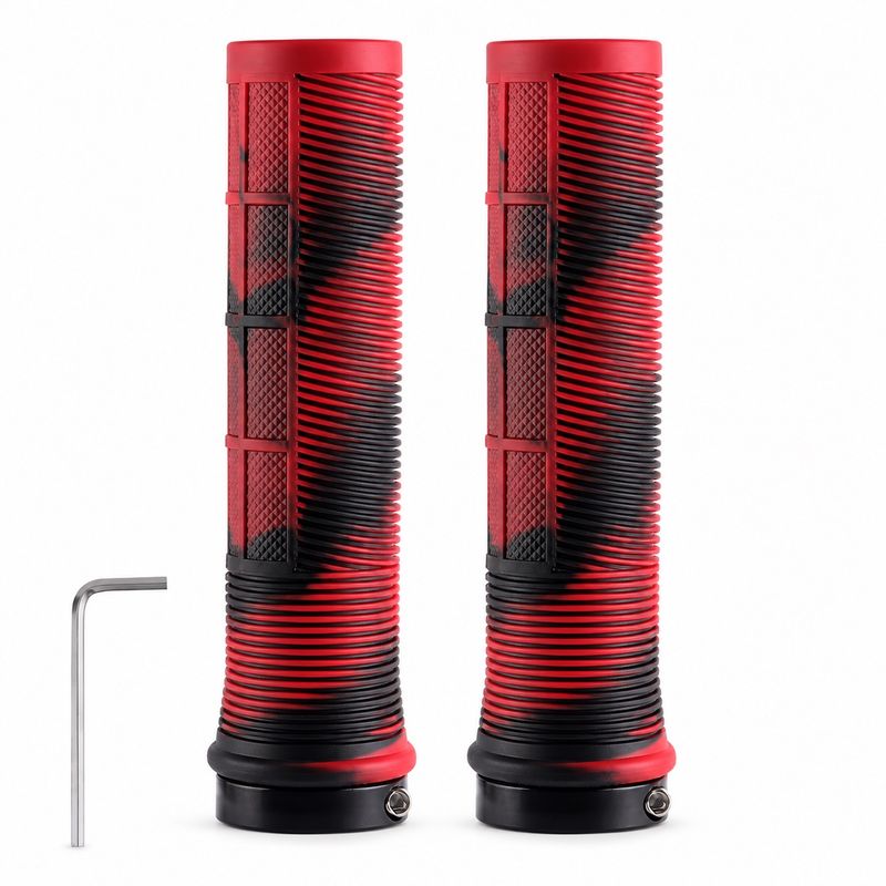 Poignée pour trottinette électrique et vélo couleur rouge