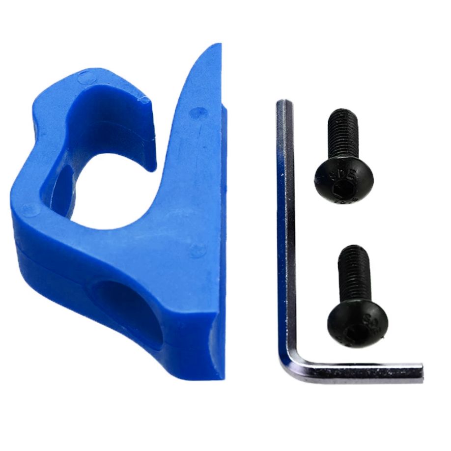 Crochet plastique bleu pour trottinette Xiaomi