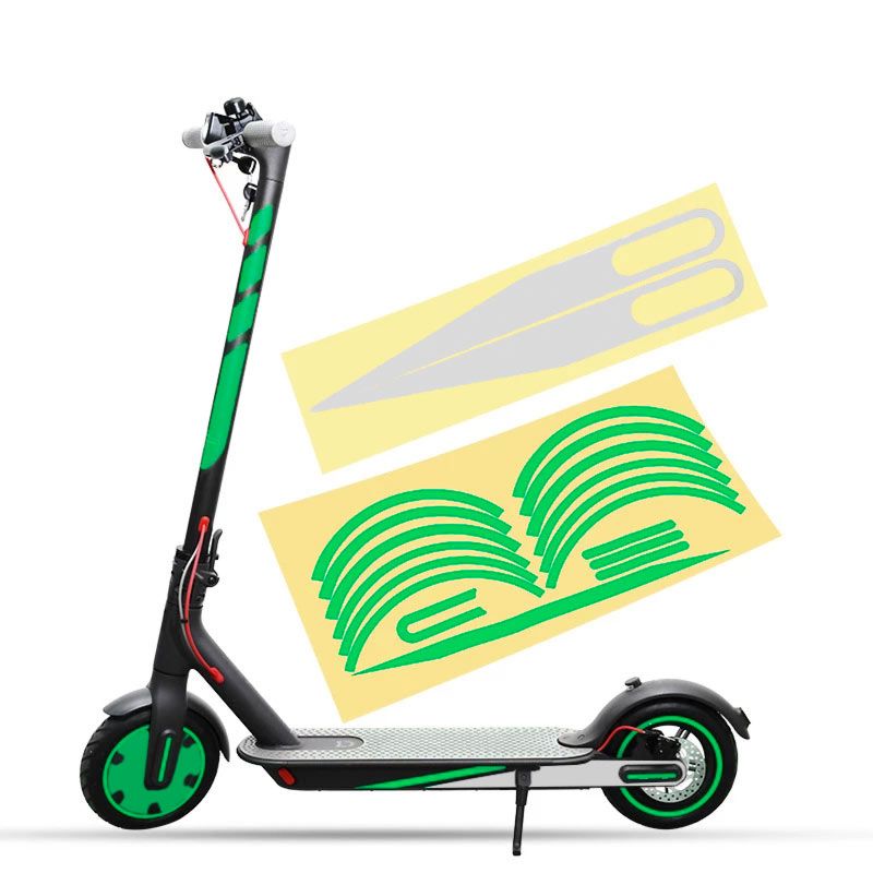 Autocollants pour Xiaomi M365 / 1S / PRO / PRO 2 VERT Suniik Autocollants pour Xiaomi M365 / 1S / PRO / PRO 2 VERT Suniik