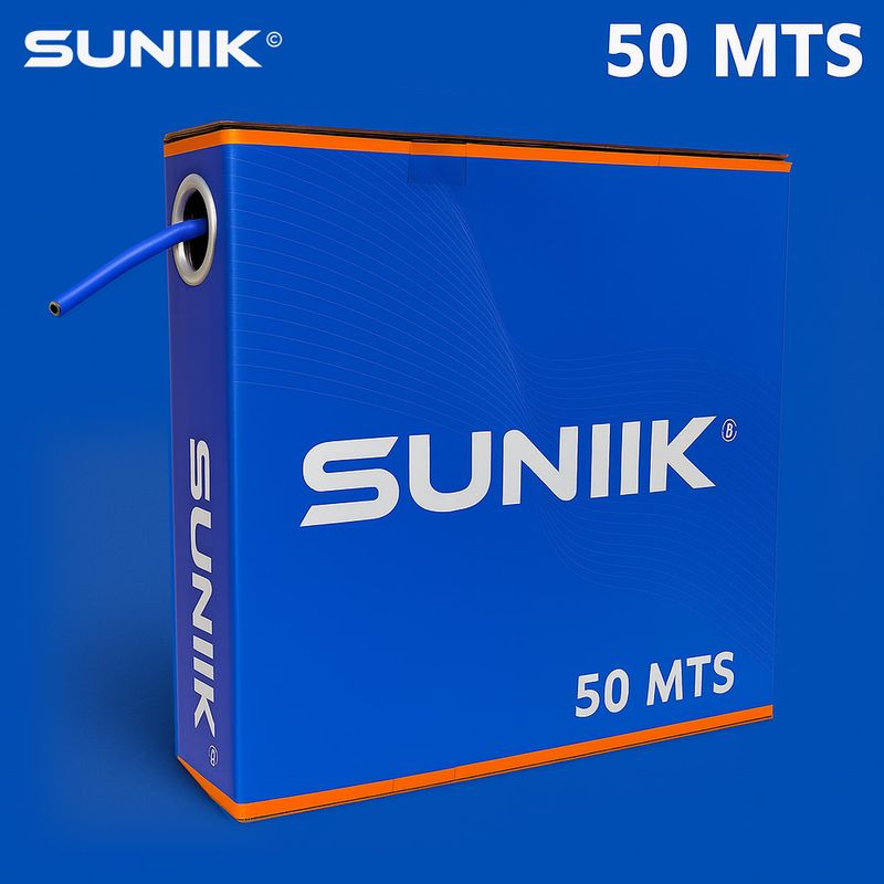 Gaine de câble de frein 50 mètres bleu
