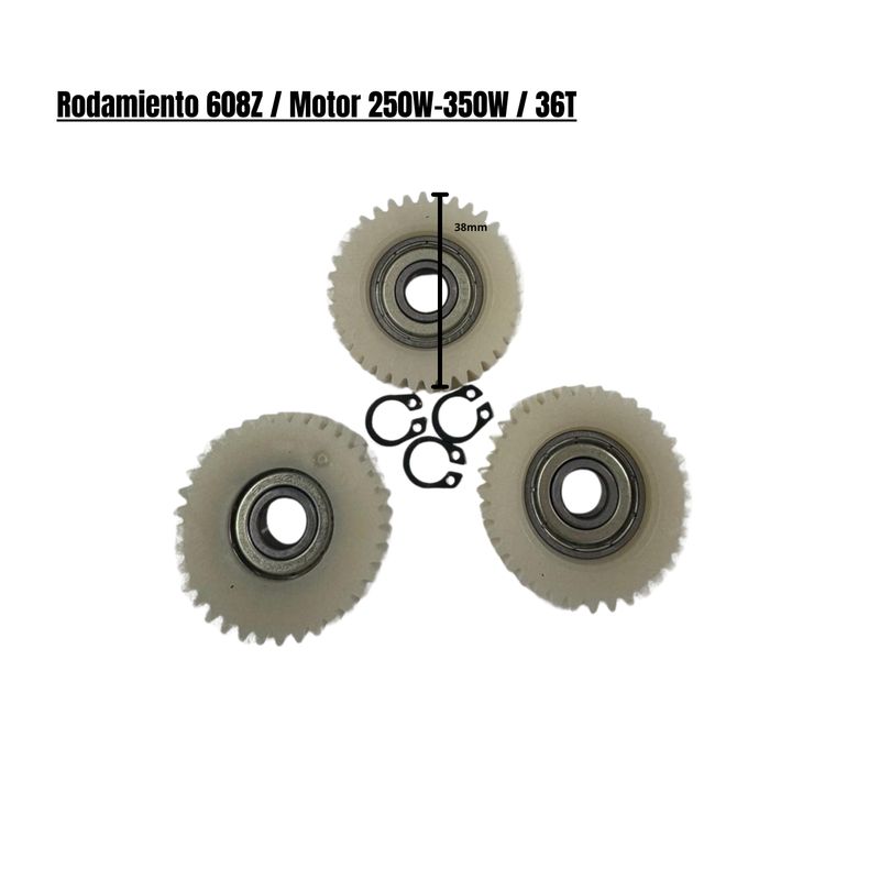Engrenage de moteur pour vélo électrique, embrayage 35 dents 250W-350W Engrenage de moteur pour vélo électrique, embrayage 35 dents 250W-350W
