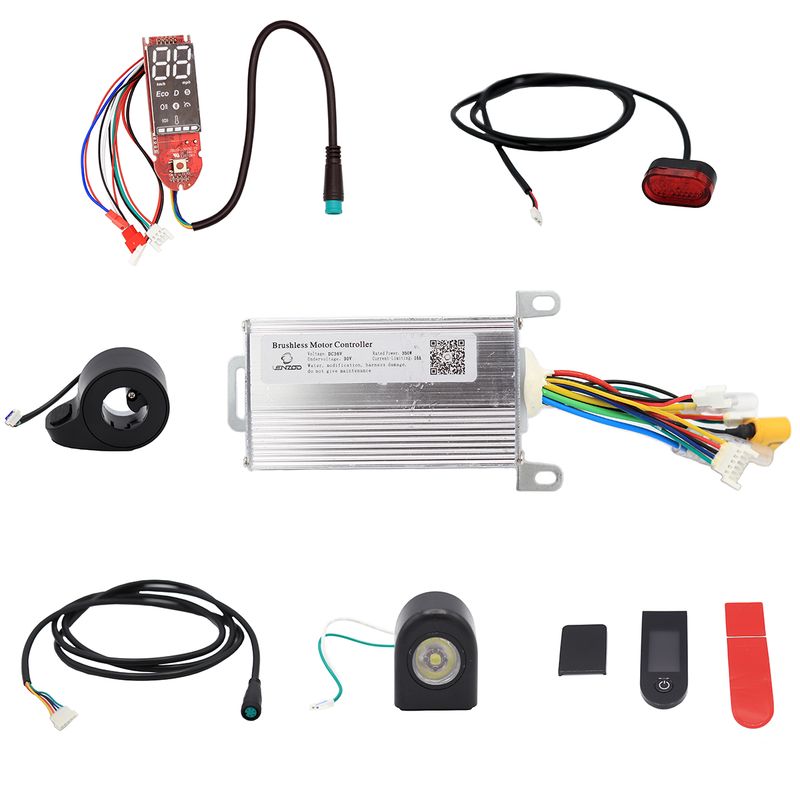 Kit électronique générique 36V - APP (Afficheur + Contrôleur + Câblage + Accélérateur + Feux avant et arrière) Suniik