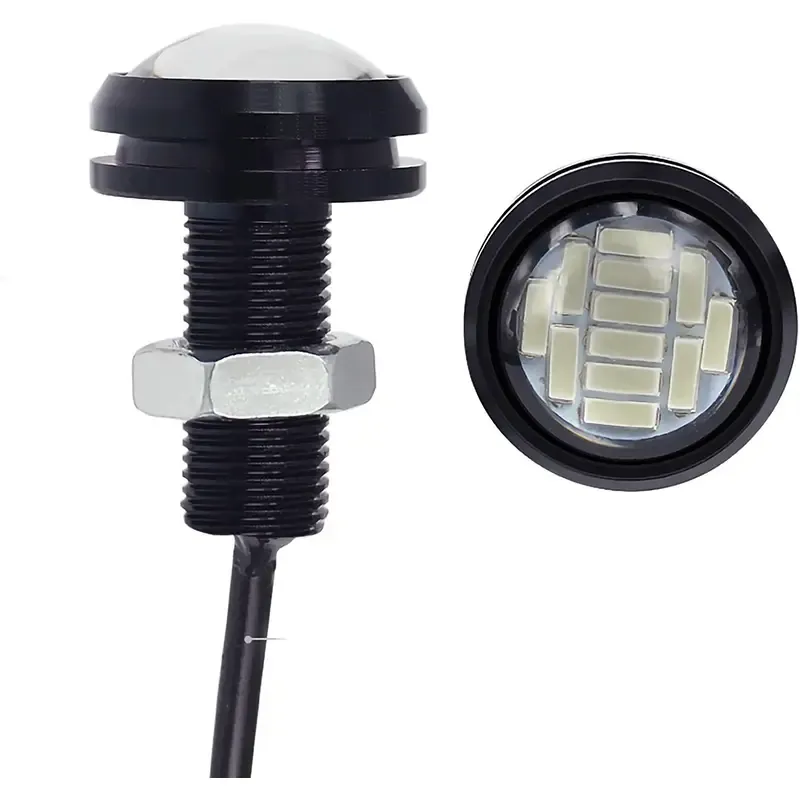 Lumière LED Oeil d'Aigle (Pack de 2) Rouge (12 LEDs par lumière) Lumière LED Oeil d'Aigle (Pack de 2) Rouge (12 LEDs par lumière)