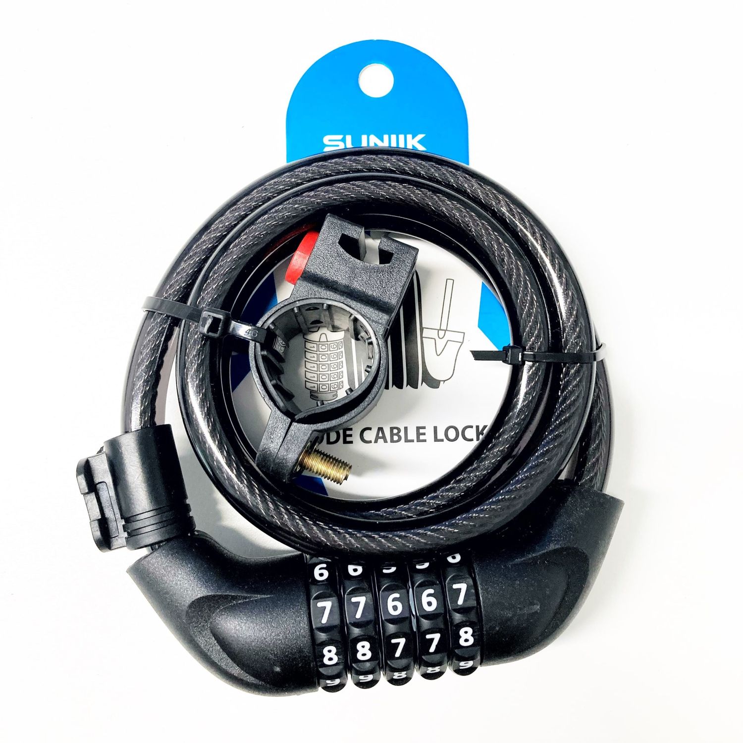 Cadenas de sécurité à code 5 chiffres Suniik