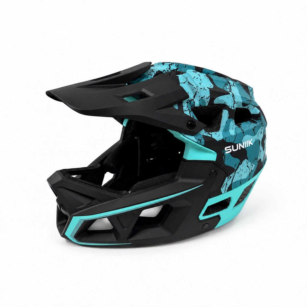 Casque intégral Taille L Couleur Bleu Gris