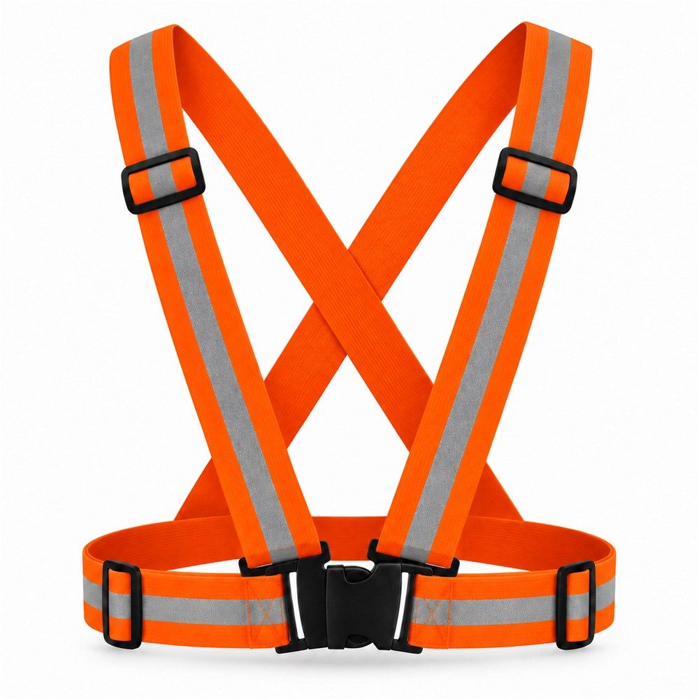 Gilet réfléchissant bretelle orange