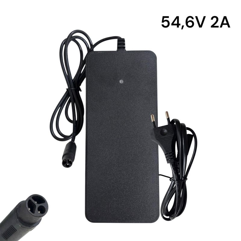 Chargeur 54,6V 2A Smartgyro Crossover Dual Max 2 Cecotec Bongo Y65 Engwe L20