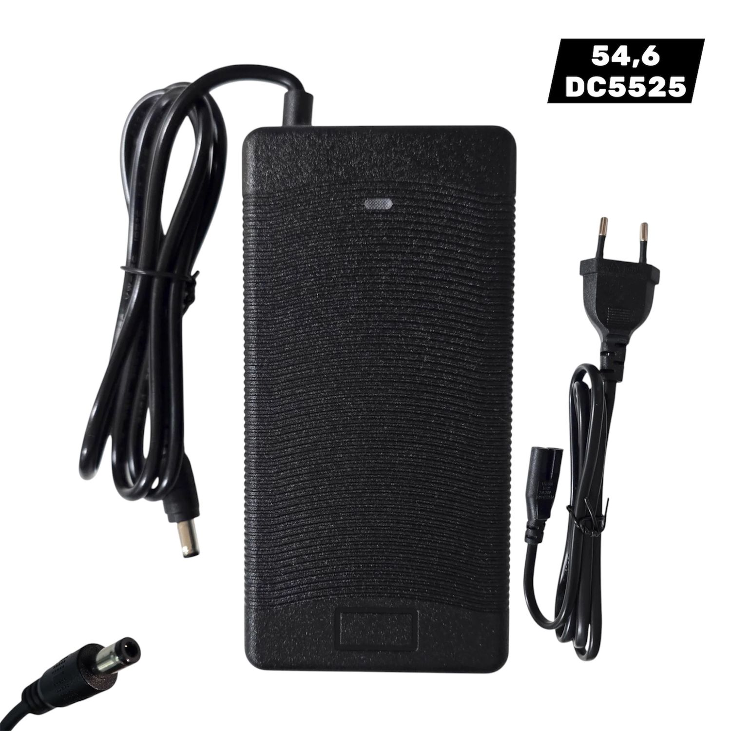 Chargeur premium 54,6V 2A (connecteur DC5525)