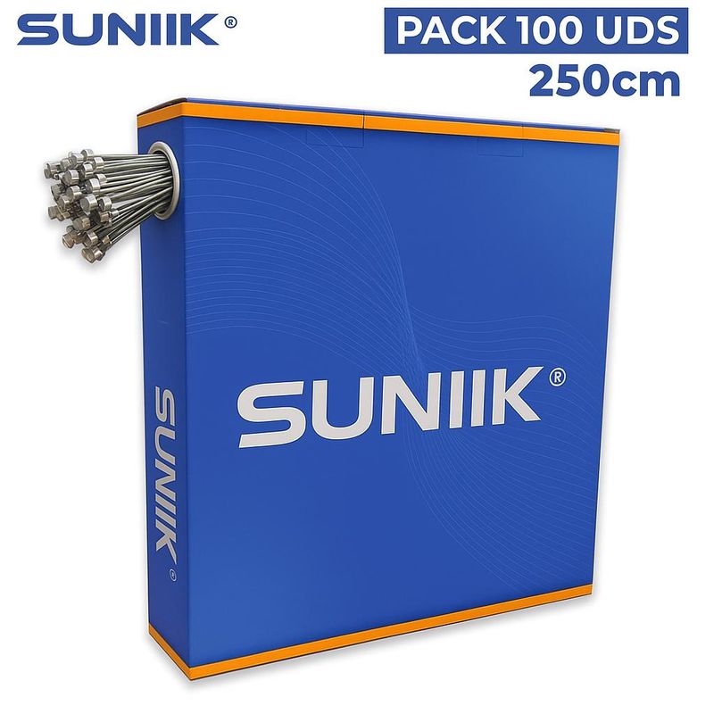 Câble de frein 2,5 mètres générique (pack de 100 unités)