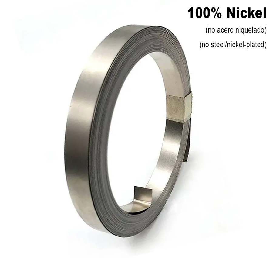 Rouleau de nickel pur 100% (8mm x 0.15mm) 10 mètres Rouleau de nickel pur 100% (8mm x 0.15mm) 10 mètres