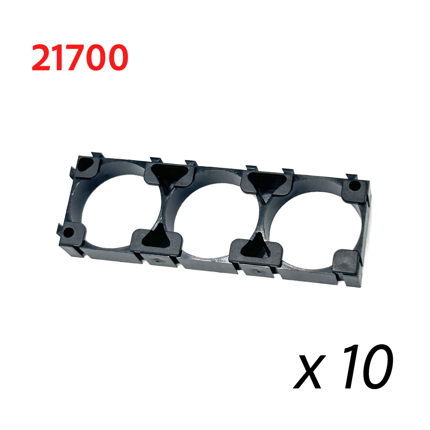 Support de batterie lithium 21700 (Lot de 10) (3 broches 21,3 mm) Support de batterie lithium 21700 (Lot de 10) (3 broches 21,3 mm)