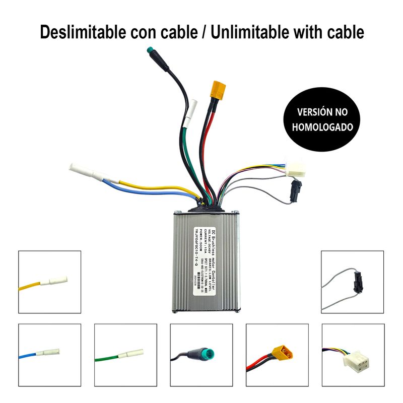 Contrôleur double avant 48V-15A avec câble limiteur compatible Smartgyro Crossover