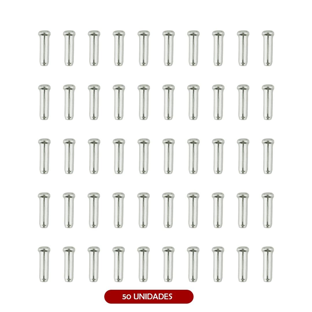 Butée câble de frein (Pack 50 unités) Argent Butée câble de frein (Pack 50 unités) Argent