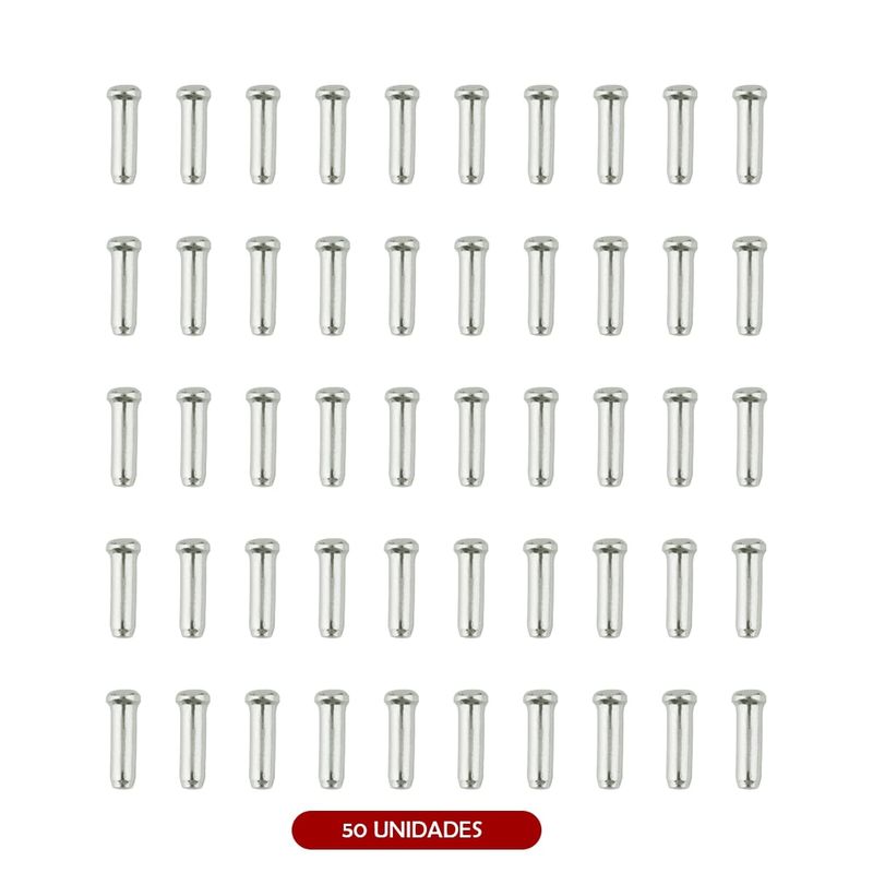 Butée câble de frein (Pack 50 unités) Argent