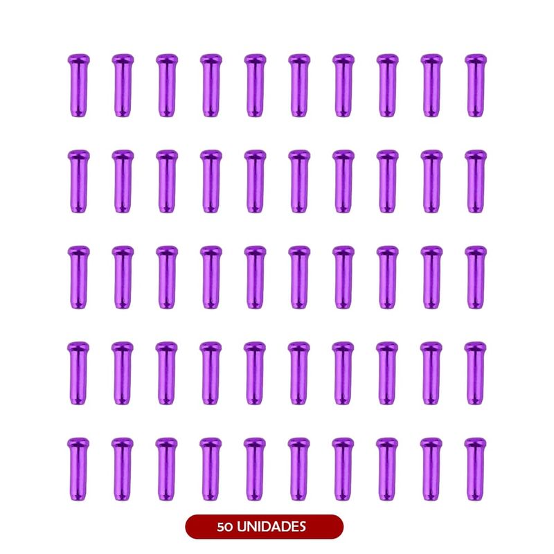 Butée câble de frein (Pack 50 unités) Violet