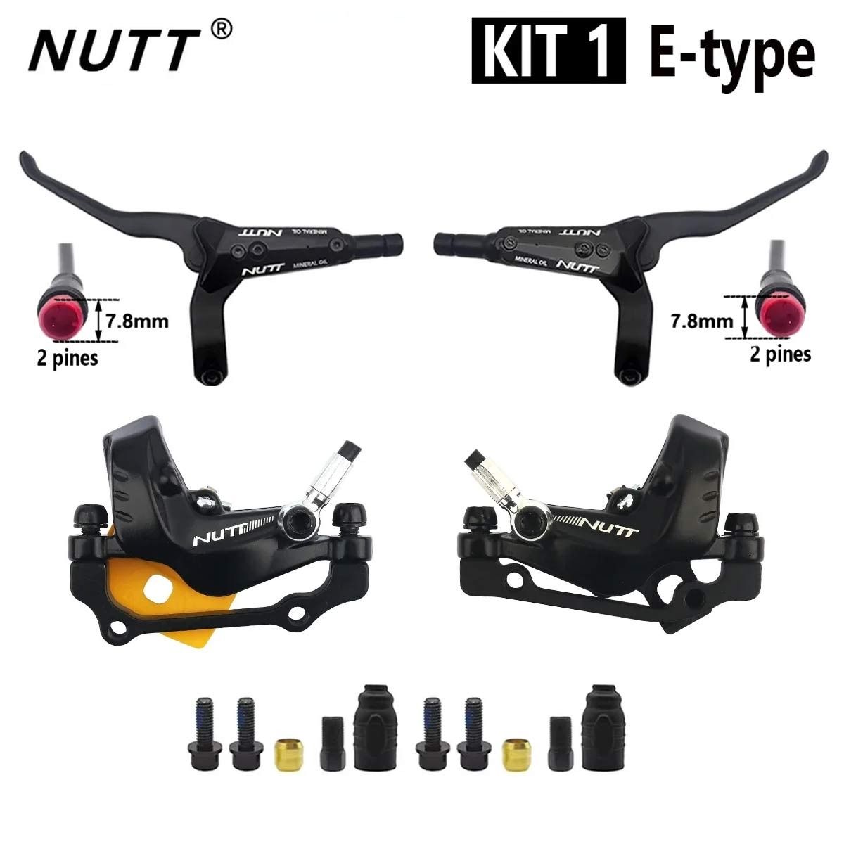 Kit de freins NUTT 4 pistons (kit 1)