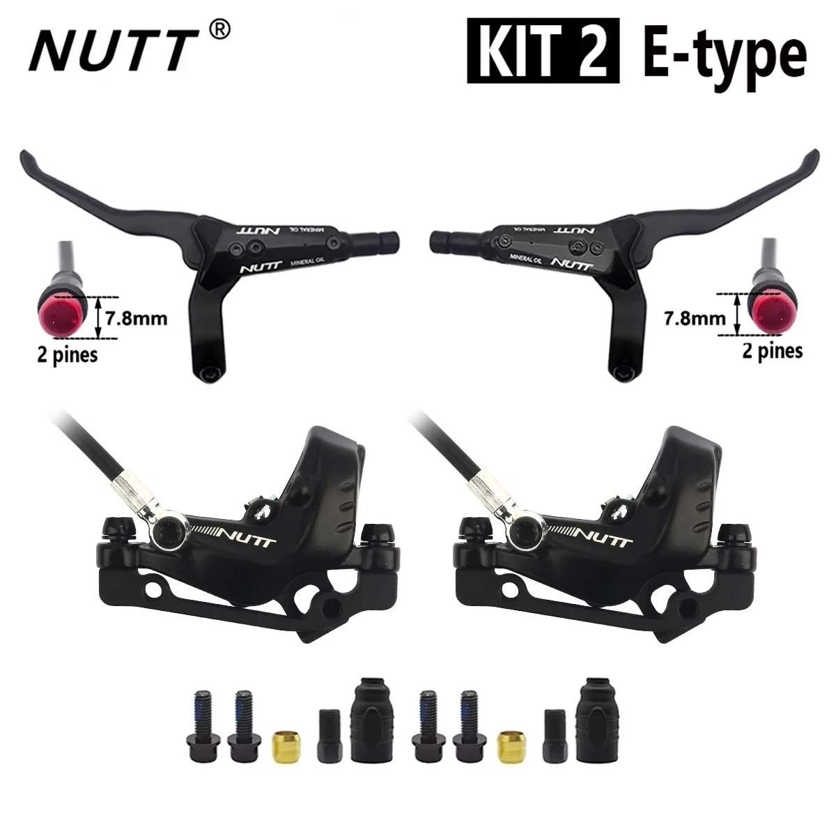 Kit de freins NUTT 4 pistons (kit 2) Kit de freins NUTT 4 pistons (kit 2)