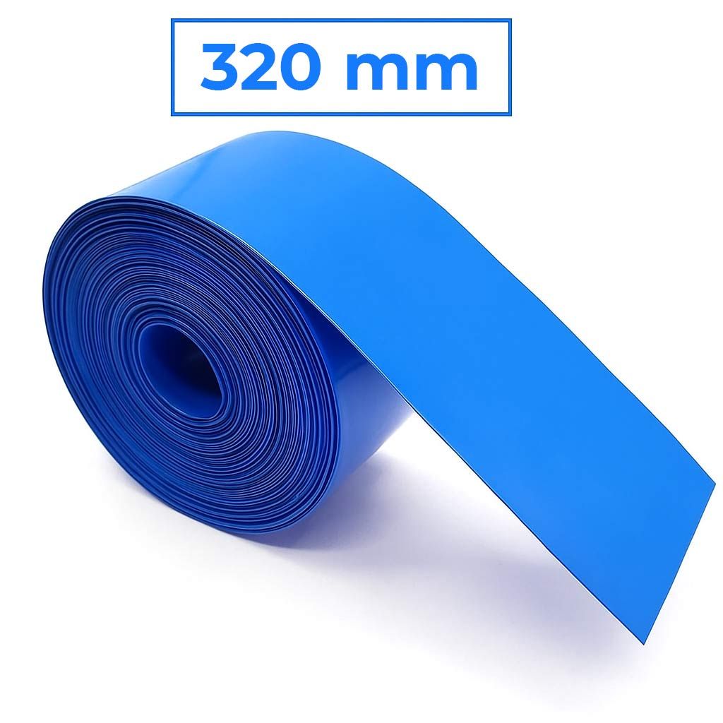 Tube thermorétractable bleu 320 millimètres - 1M Tube thermorétractable bleu 320 millimètres - 1M