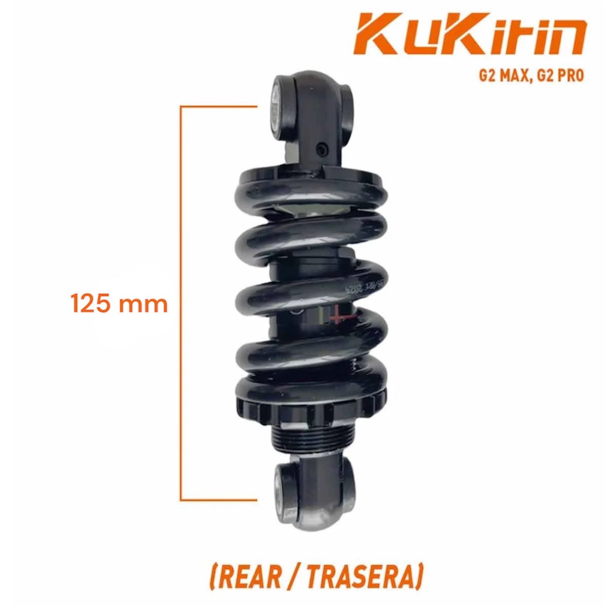 Ressort 125 mm pour Kukirin G2 MAX arrière Ressort 125 mm pour Kukirin G2 MAX arrière