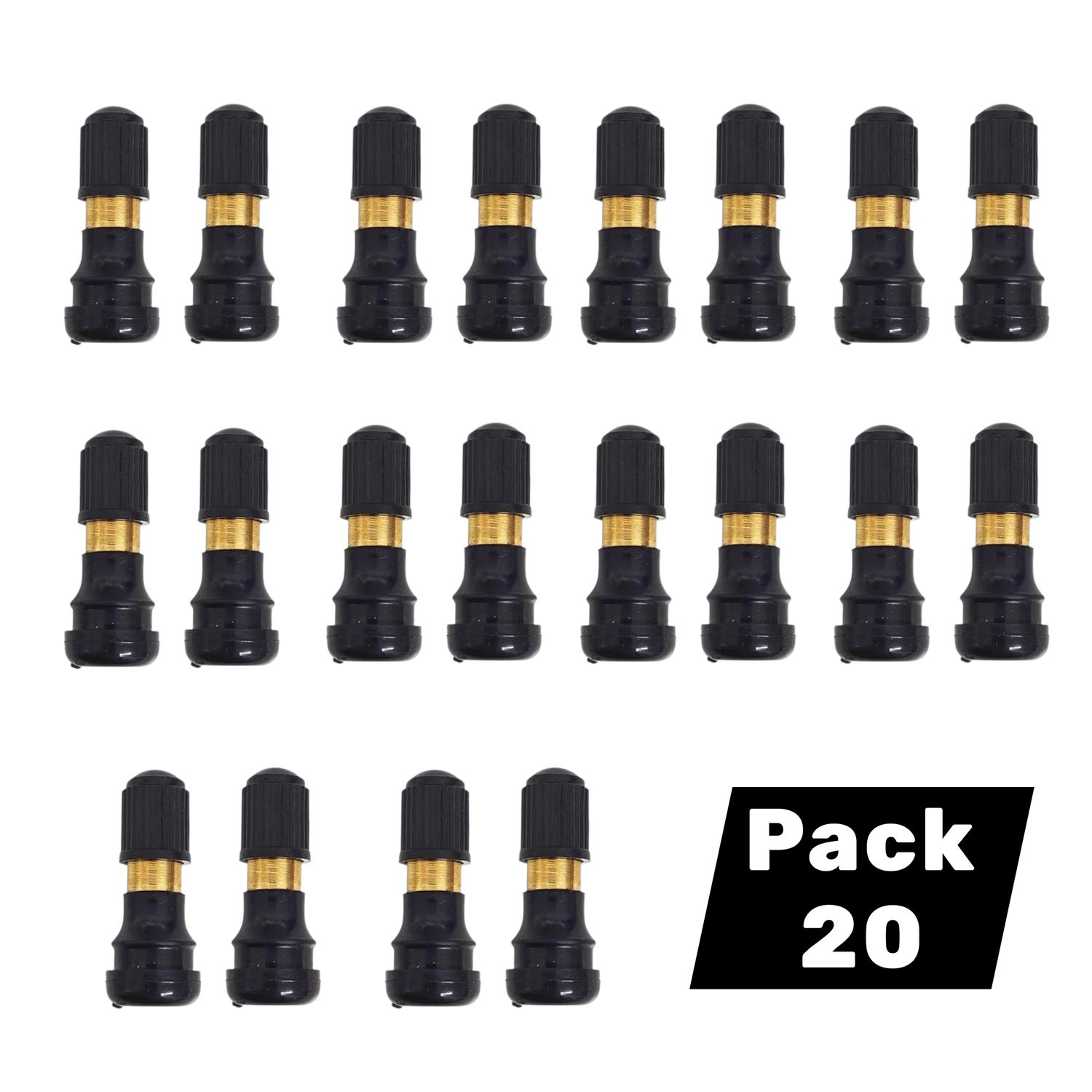 Valve tubeless droite 30mm (Pack 1 de 20 unités) Valve tubeless droite 30mm (Pack 1 de 20 unités)