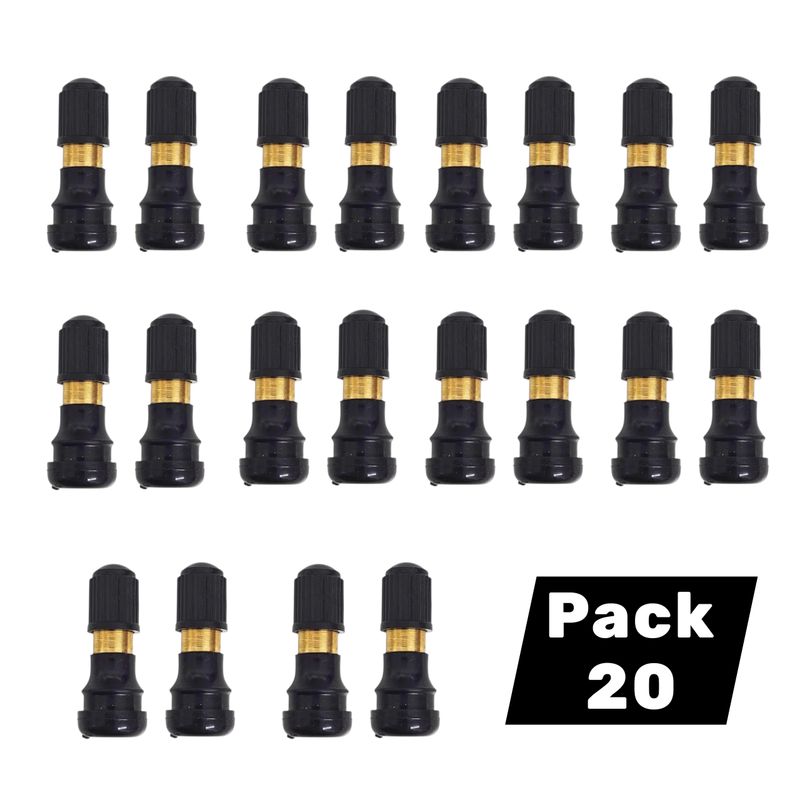 Valve tubeless droite 30mm (Pack 1 de 20 unités)