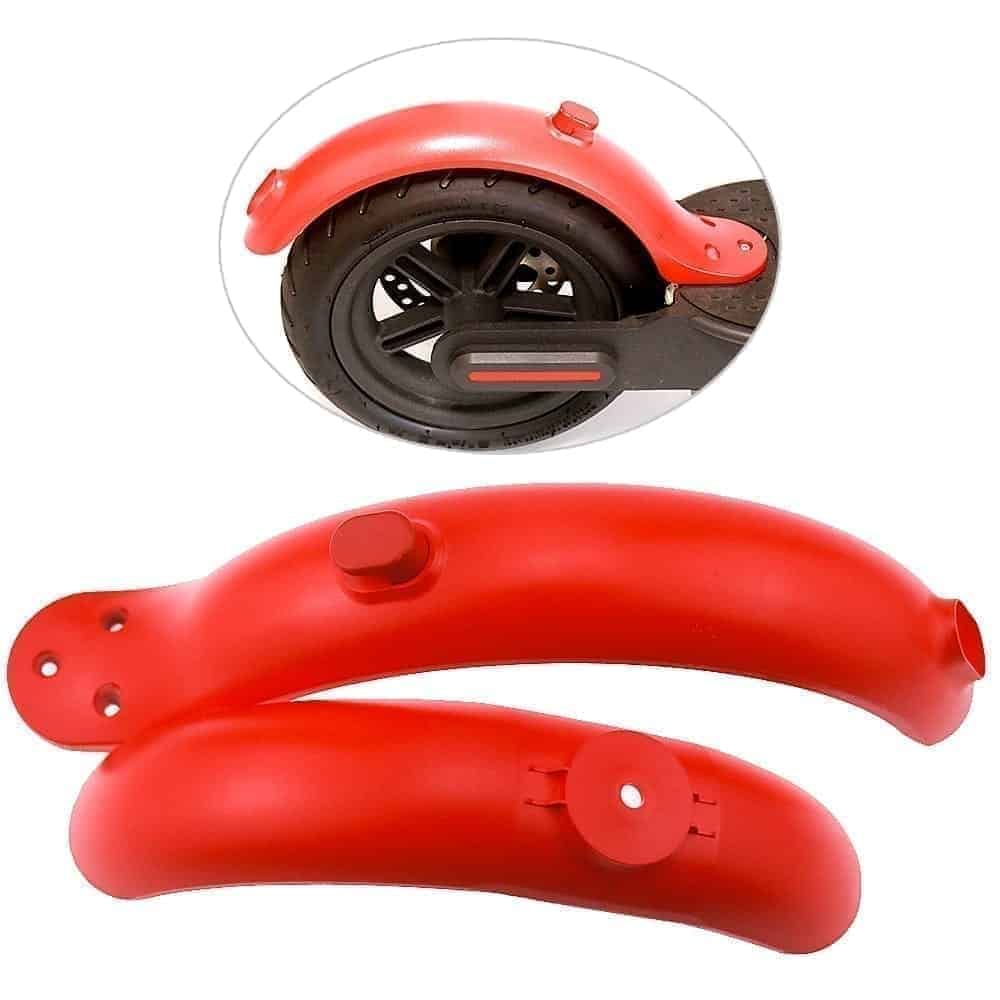 Garde-boue rouges pour Xiaomi M365 et PRO (avant et arrière)