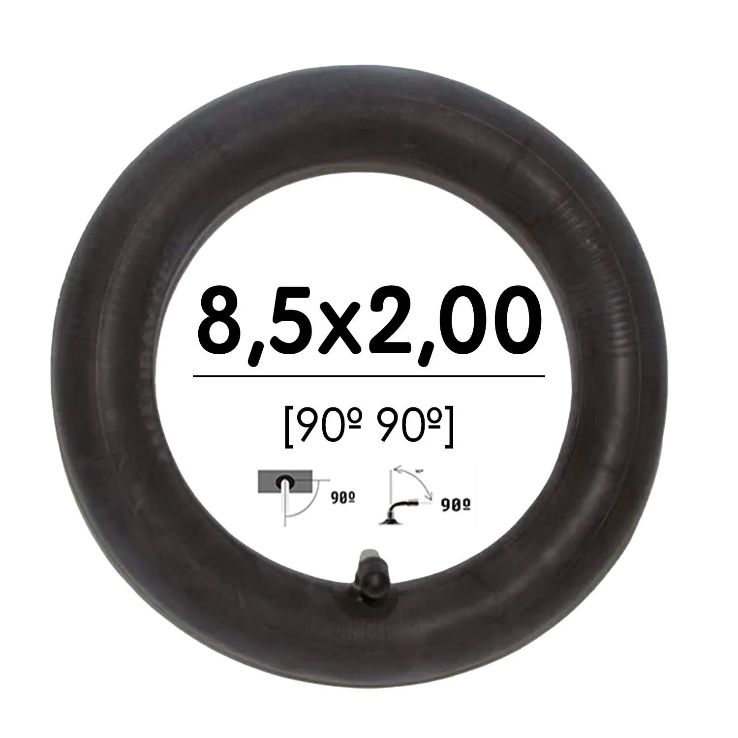 Chambre à air 8,5 2-156 valve 90º Chambre à air 8,5 2-156 valve 90º
