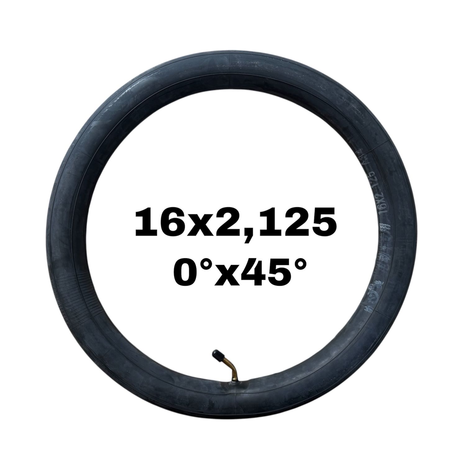 Chambre à air 16 2,125 valve 0ºx45º Standard Chambre à air 16 2,125 valve 0ºx45º Standard