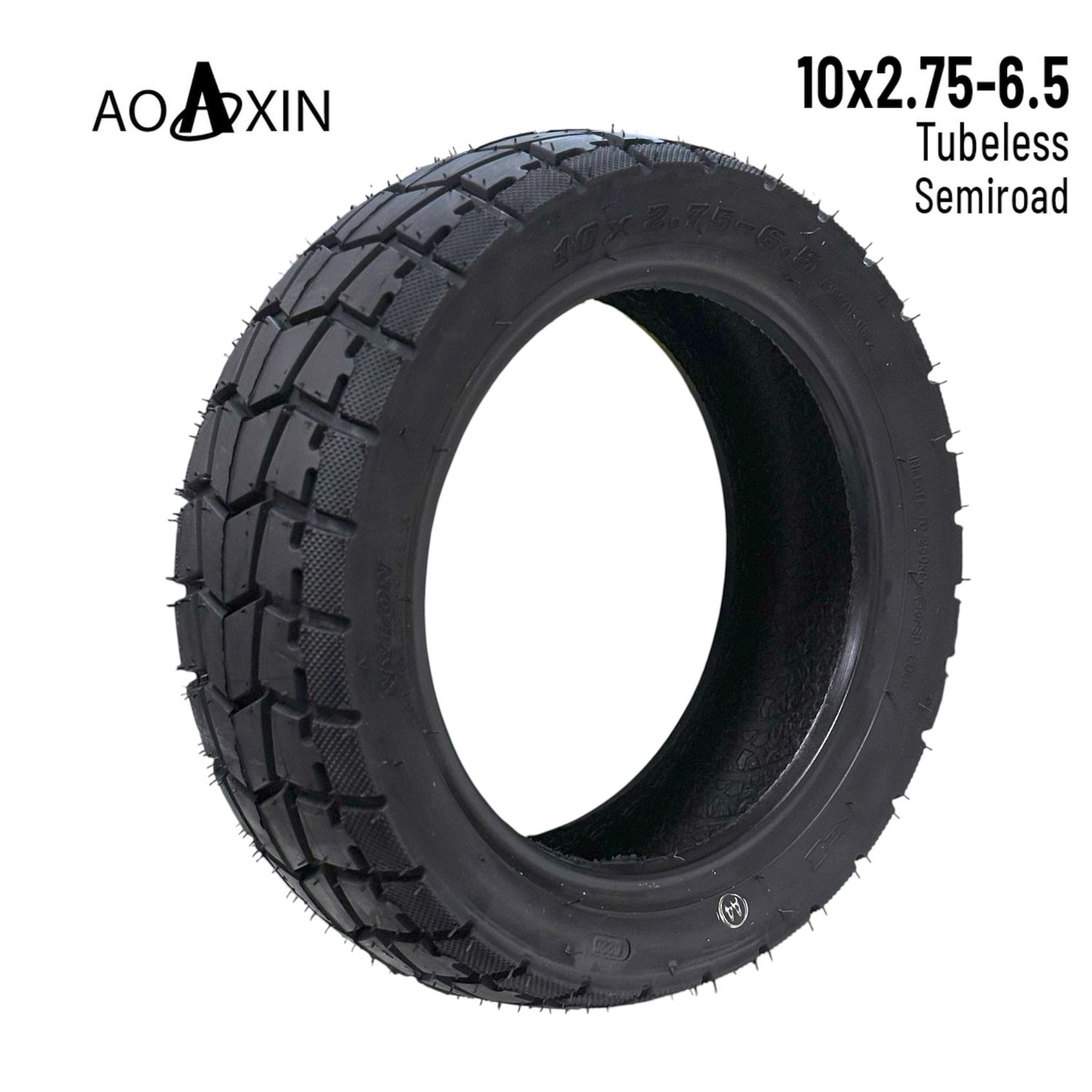 Pneu semi-tout-terrain 10 2,75-6,5 Tubeless Aoxin Pneu semi-tout-terrain 10 2,75-6,5 Tubeless Aoxin