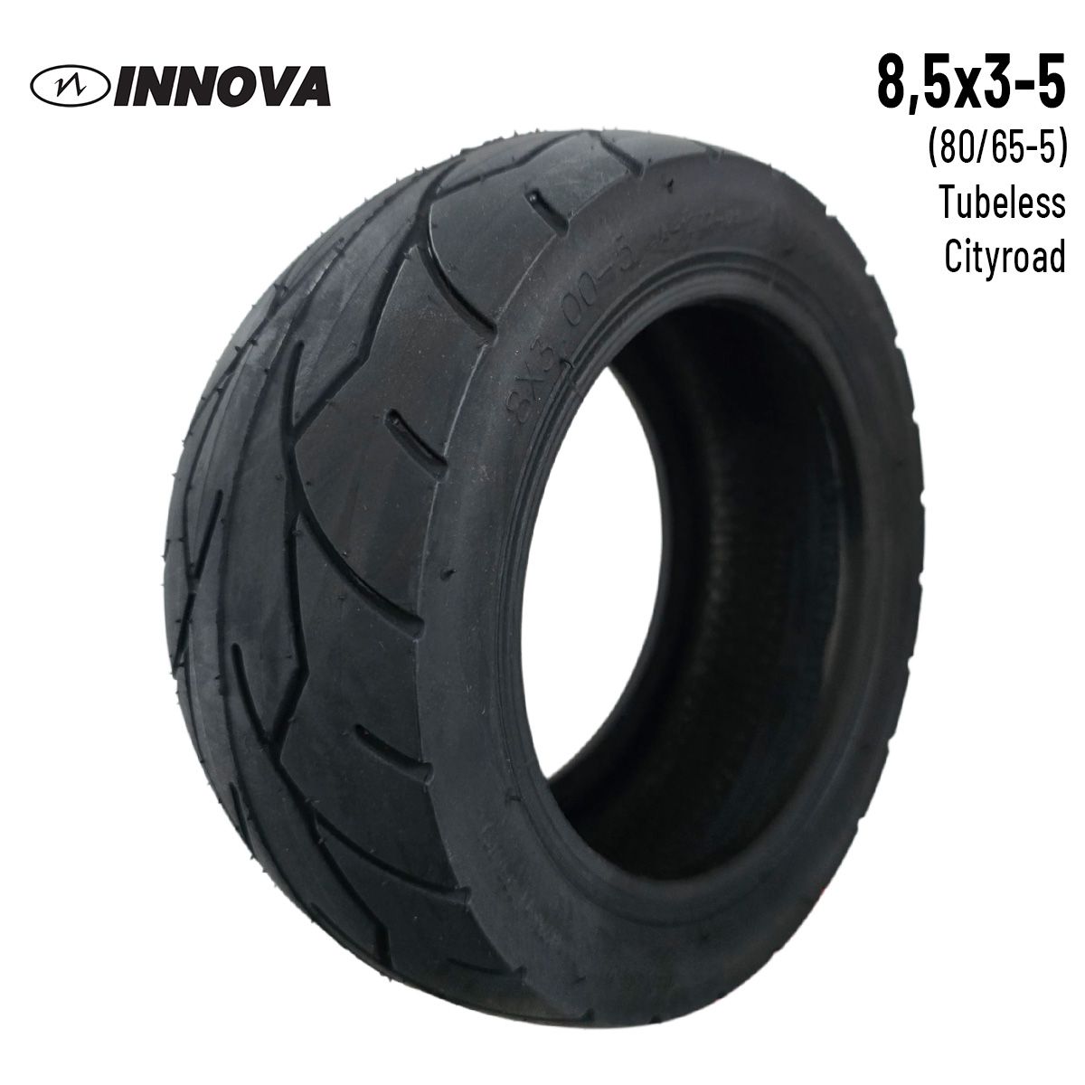 Roue couverte 8 3-5 (80/65-5) pour Kaabo Mantis 8 INNOVA Roue couverte 8 3-5 (80/65-5) pour Kaabo Mantis 8 INNOVA