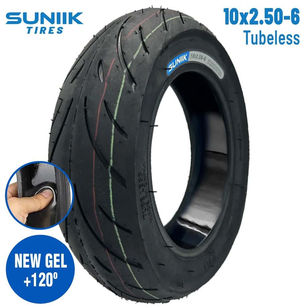 Pneu gel anti-crevaison 10 2,5-6 Cityroad Tubeless Suniik Pneu gel anti-crevaison 10 2,5-6 Cityroad Tubeless Suniik