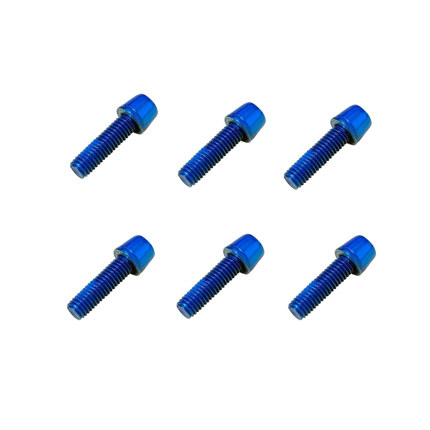 Vis pour potence de guidon bleu (Pack 6 unités) Vis pour potence de guidon bleu (Pack 6 unités)