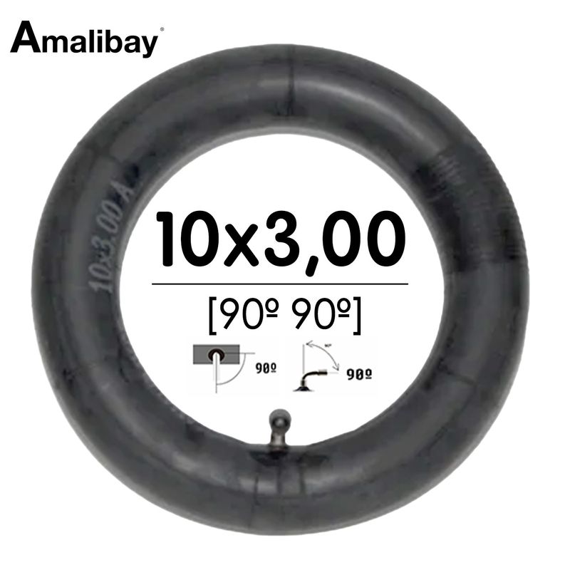 Chambre à air 10 3 - 255 80 (valve 90º) - Premium Amalibay