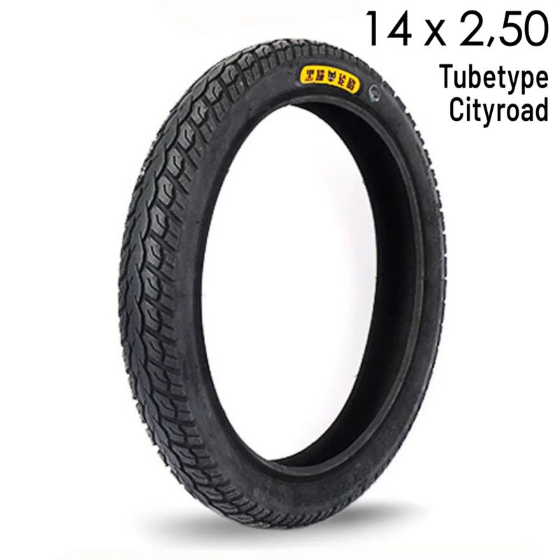 Pneu 14 2,50 Tubetype Blackcat