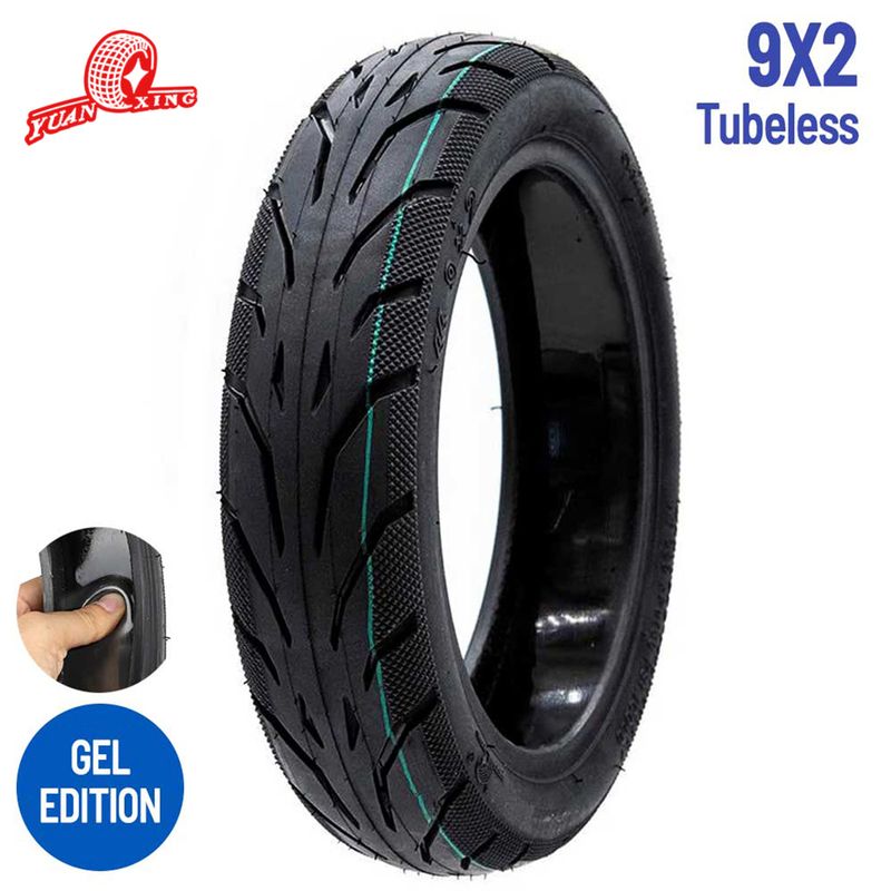 Roue couverte 9 2-6,1 avec gel anti-crevaison Yuanxing