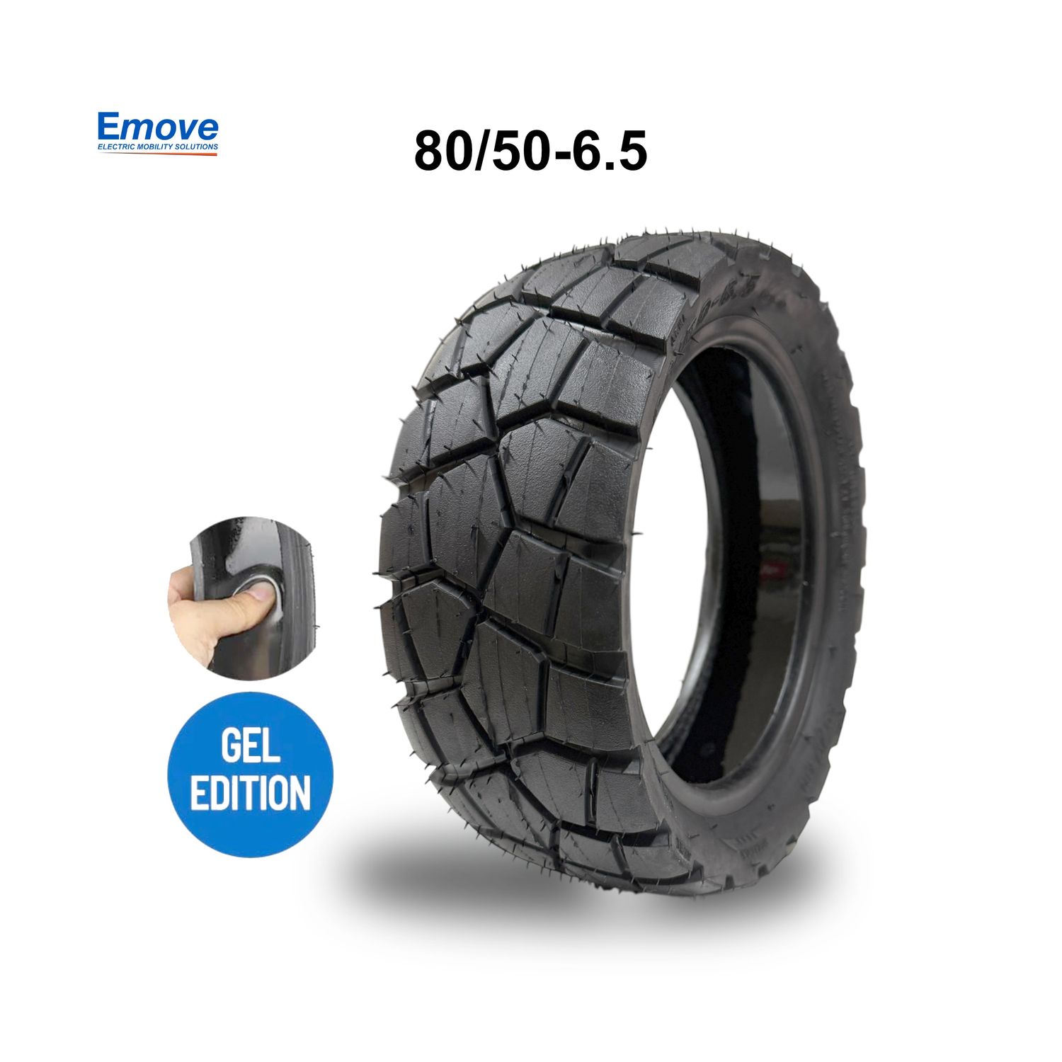 Pneu 80/50-6,5 OFFROAD Aoxin avec gel