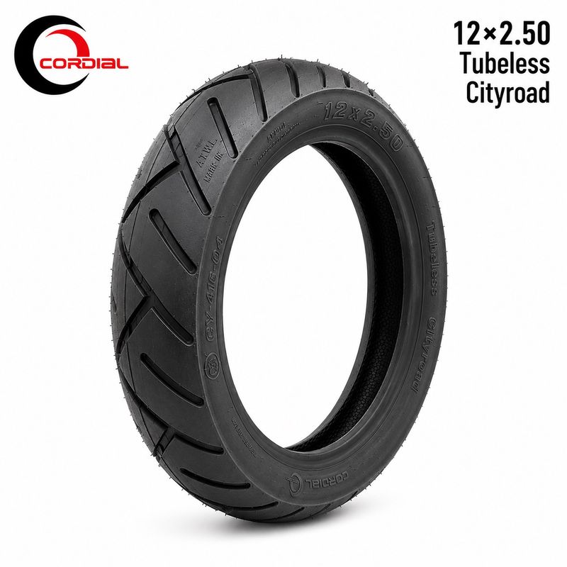 Roue pneu 12 2,5 Cityroad pour trottinette Xiaomi Mi6 MAX/Mi6 Pro