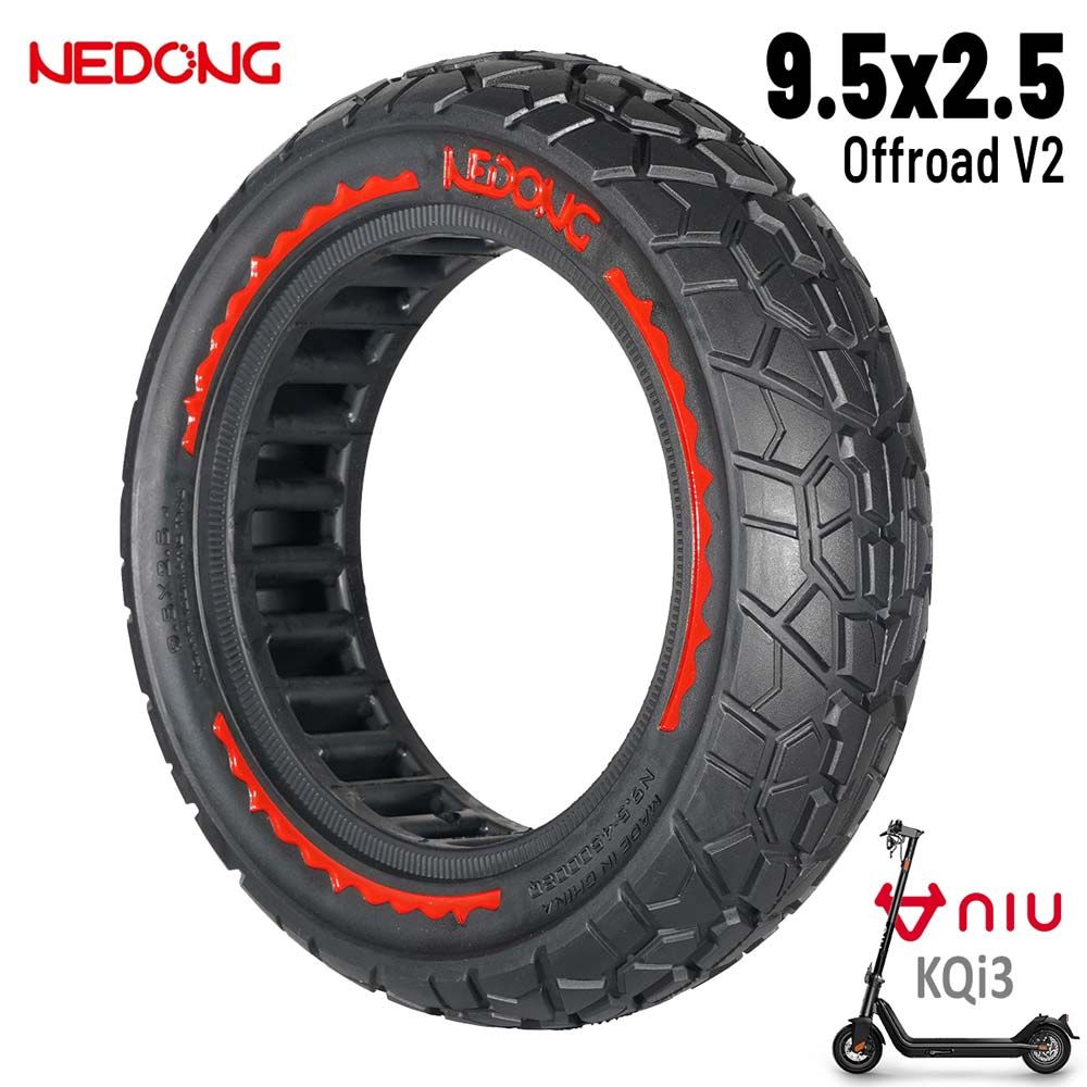 Roue pleine rouge ultralégère 9,5 x 2,5 Version offroad V2 Nedong Roue pleine rouge ultralégère 9,5 x 2,5 Version offroad V2 Nedong