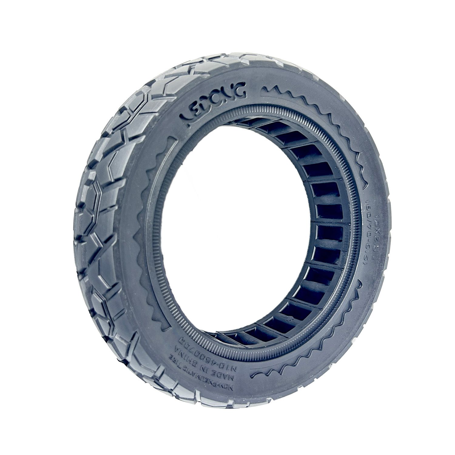 Roue pleine noire 10 2,5-6,5 - Offroad (44MM) Nedong