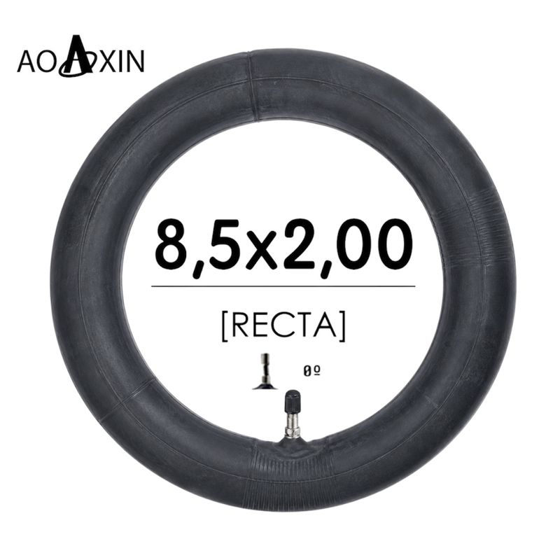 Chambre à air 8,5×2 valve droite Aoxin