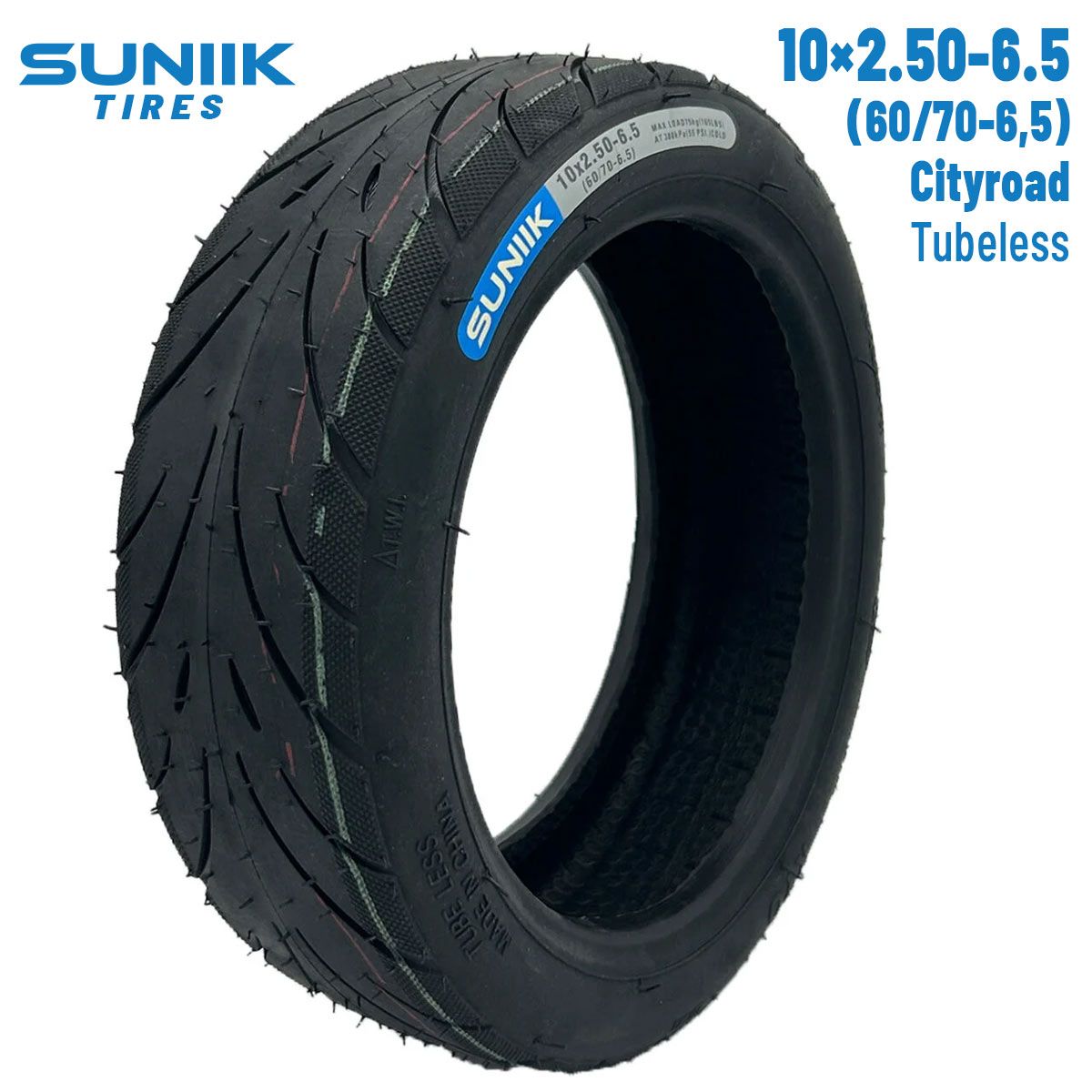 Pneu tubeless 10 2,50-6,5 Cityroad Suniik