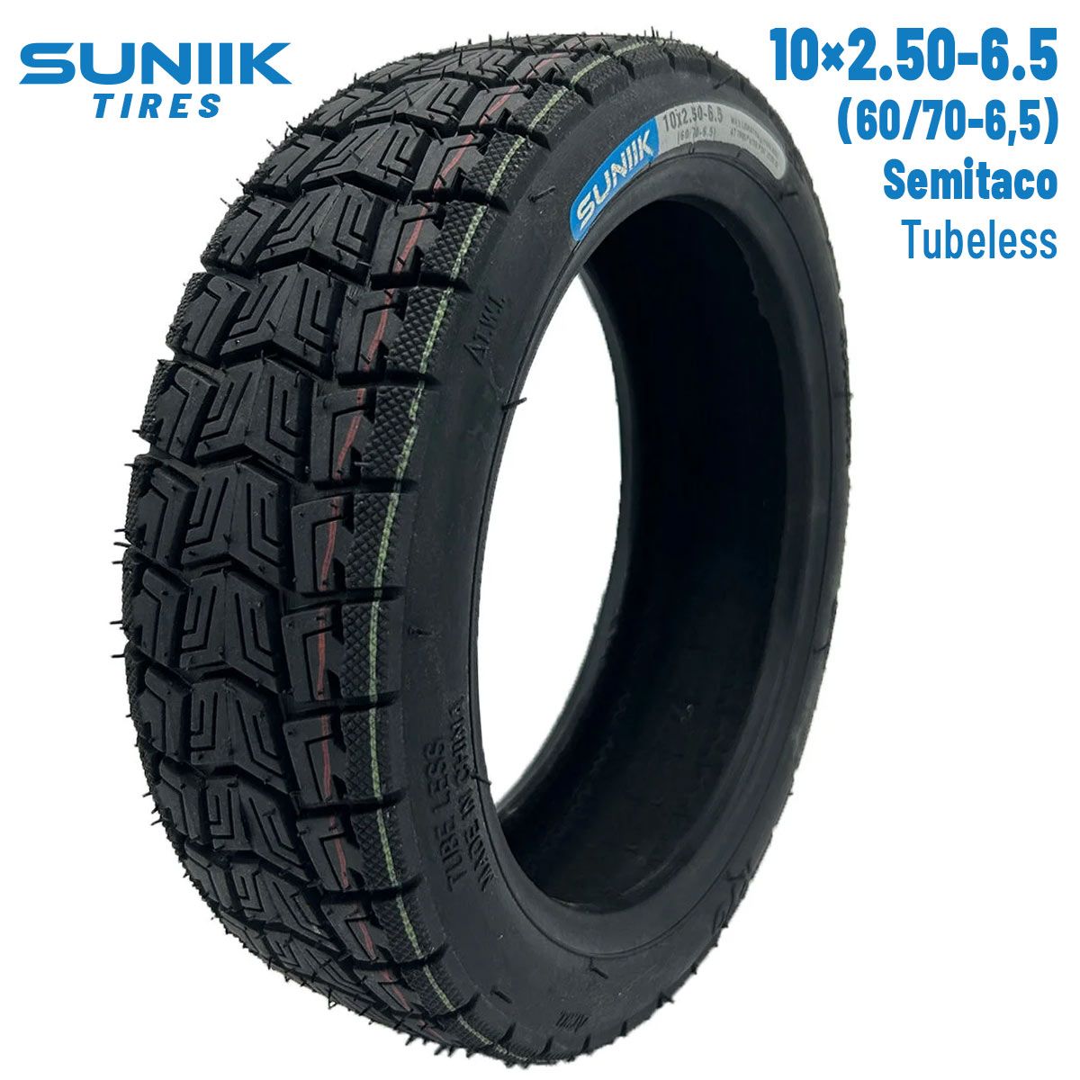 Pneu tubeless 10 2,5-6,5 Semitaco Suniik Pneu tubeless 10 2,5-6,5 Semitaco Suniik
