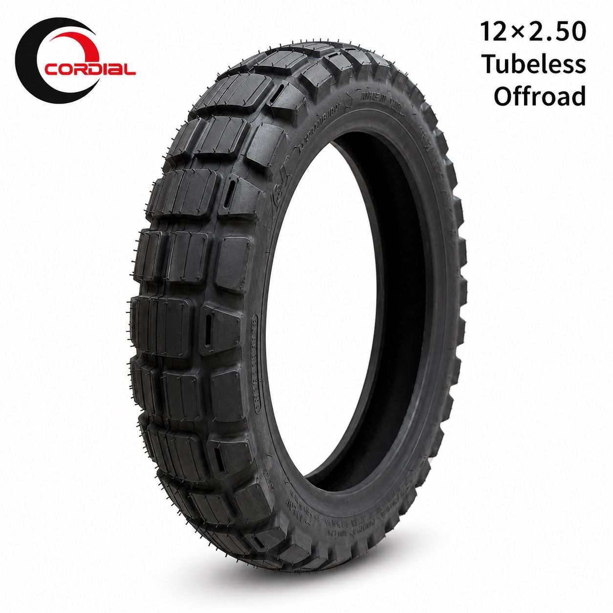 Roue pneu 12 2,5 Offroad pour trottinette Xiaomi Mi6 Pro/Mi6 Max
