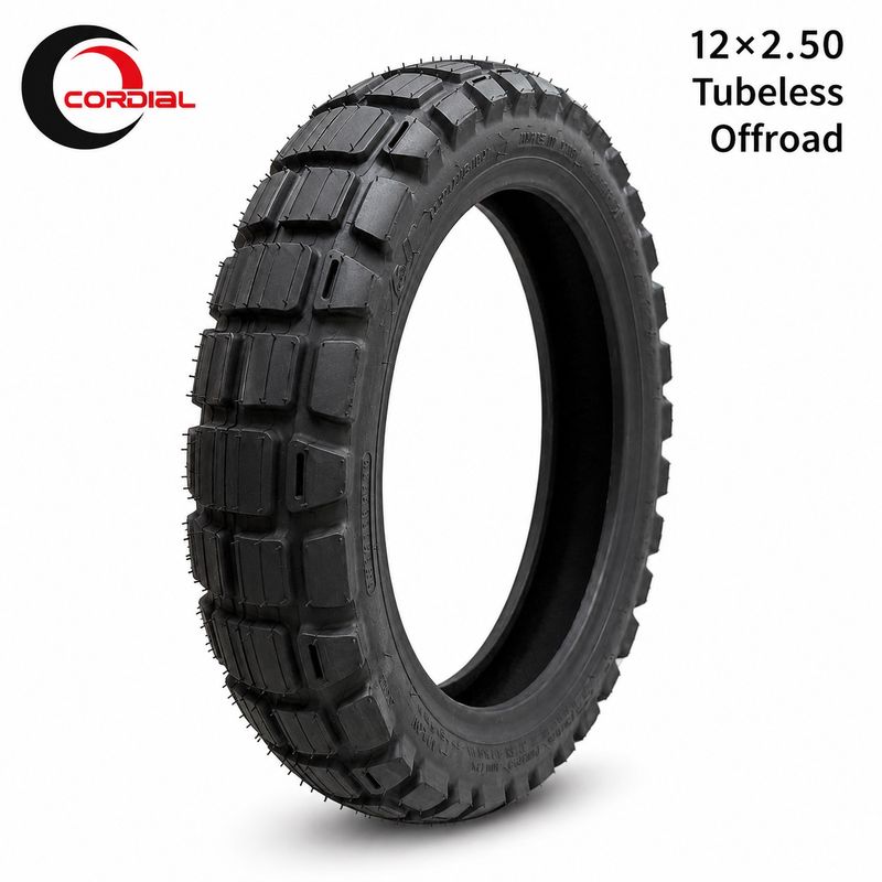 Roue pneu 12 2,5 Offroad pour trottinette Xiaomi Mi6 Pro/Mi6 Max