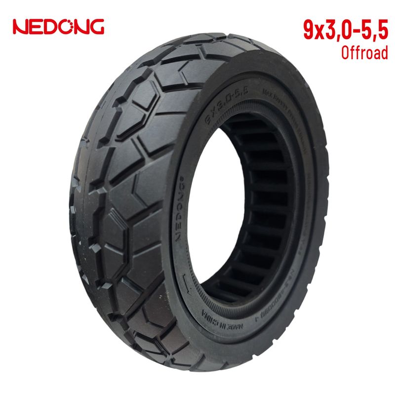 Roue pleine 9 3-5,5 pour trottinette Kukirin G2 Pro Nedong