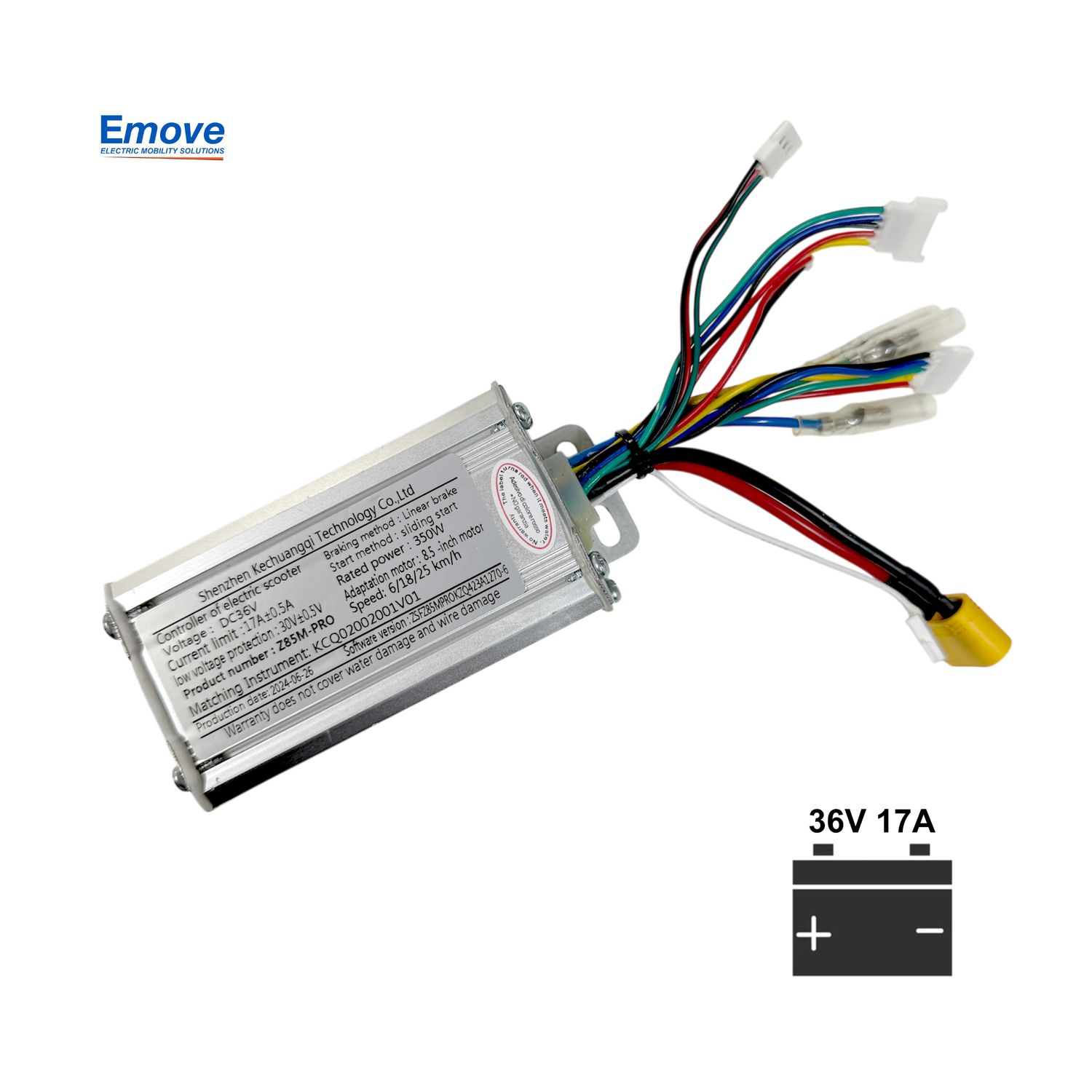 Contrôleur 36V-17A pour Cecotec Bongo D30